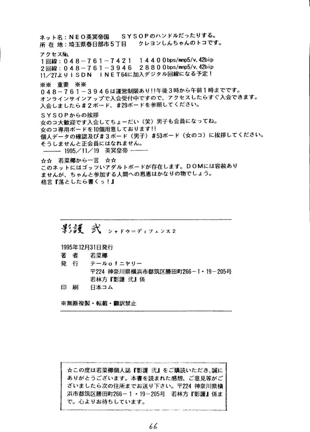 影護 弐 シャドウ=ディフェンス2 - page65