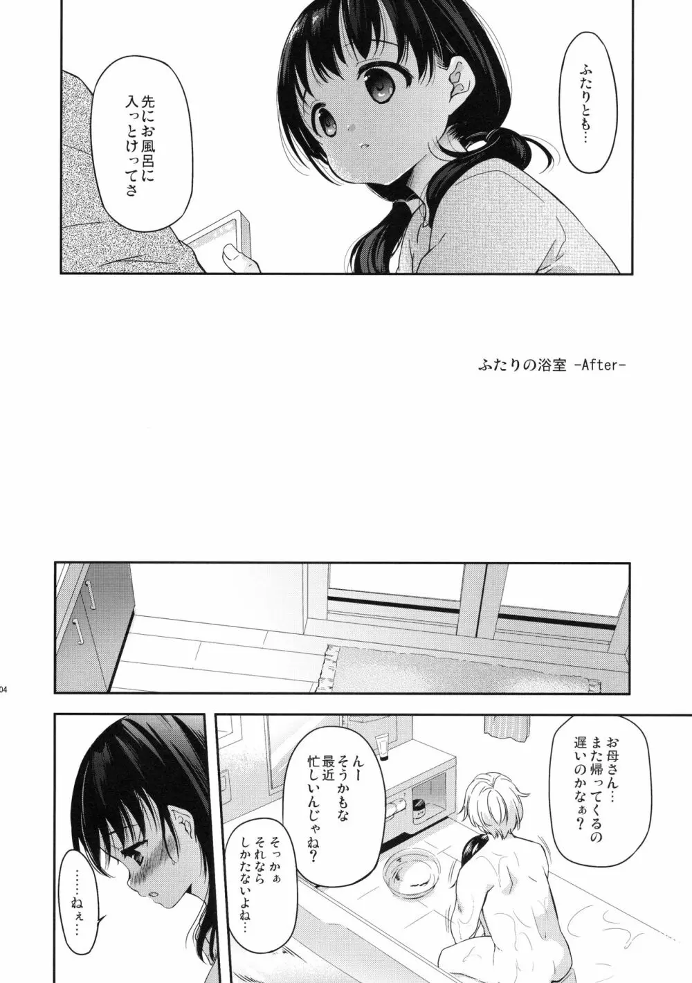 ふたりの浴室 -After- - page3