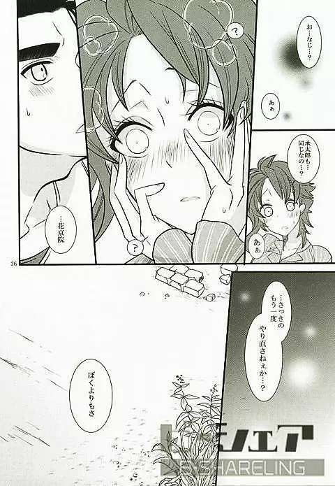 花京院にだんだん惹かれていっている承太郎は - page33