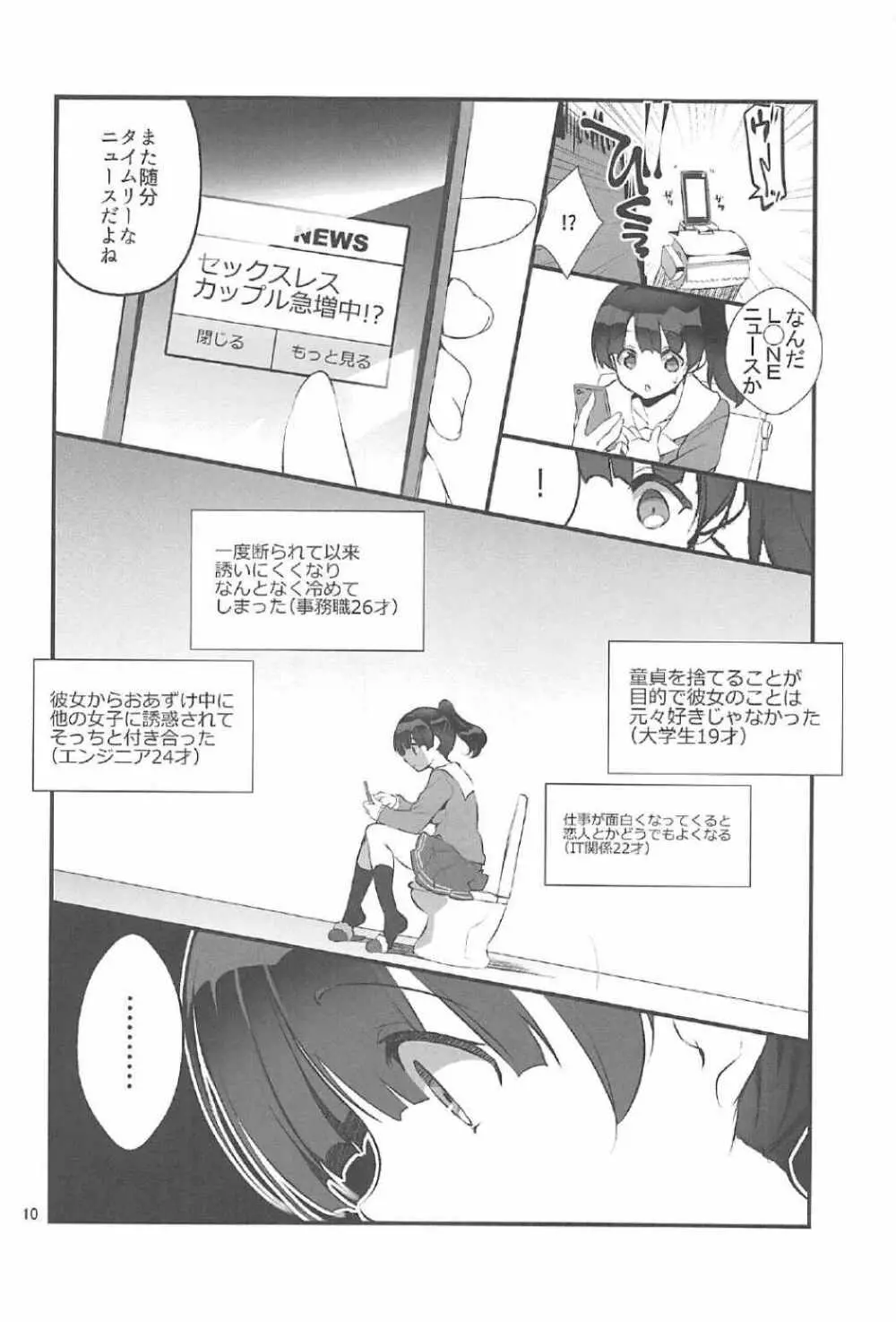 フツカノはヲタカレのメガネをとる。2 - page9