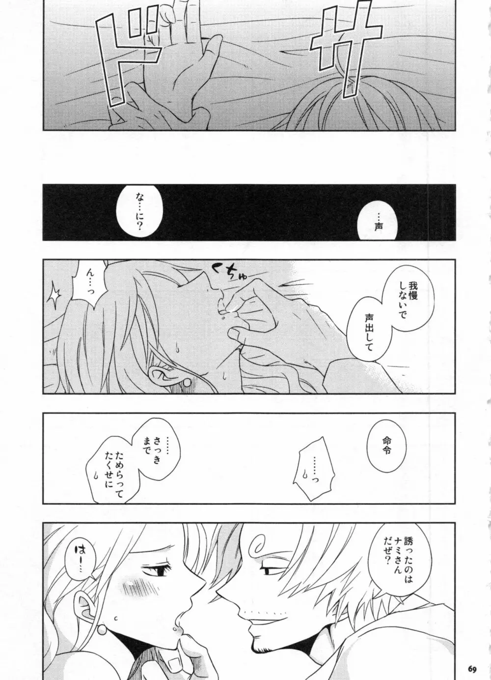 SweetNess 3 サンジ×ナミ再録集 - page72