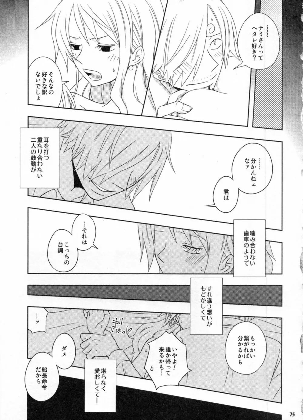 SweetNess 3 サンジ×ナミ再録集 - page78