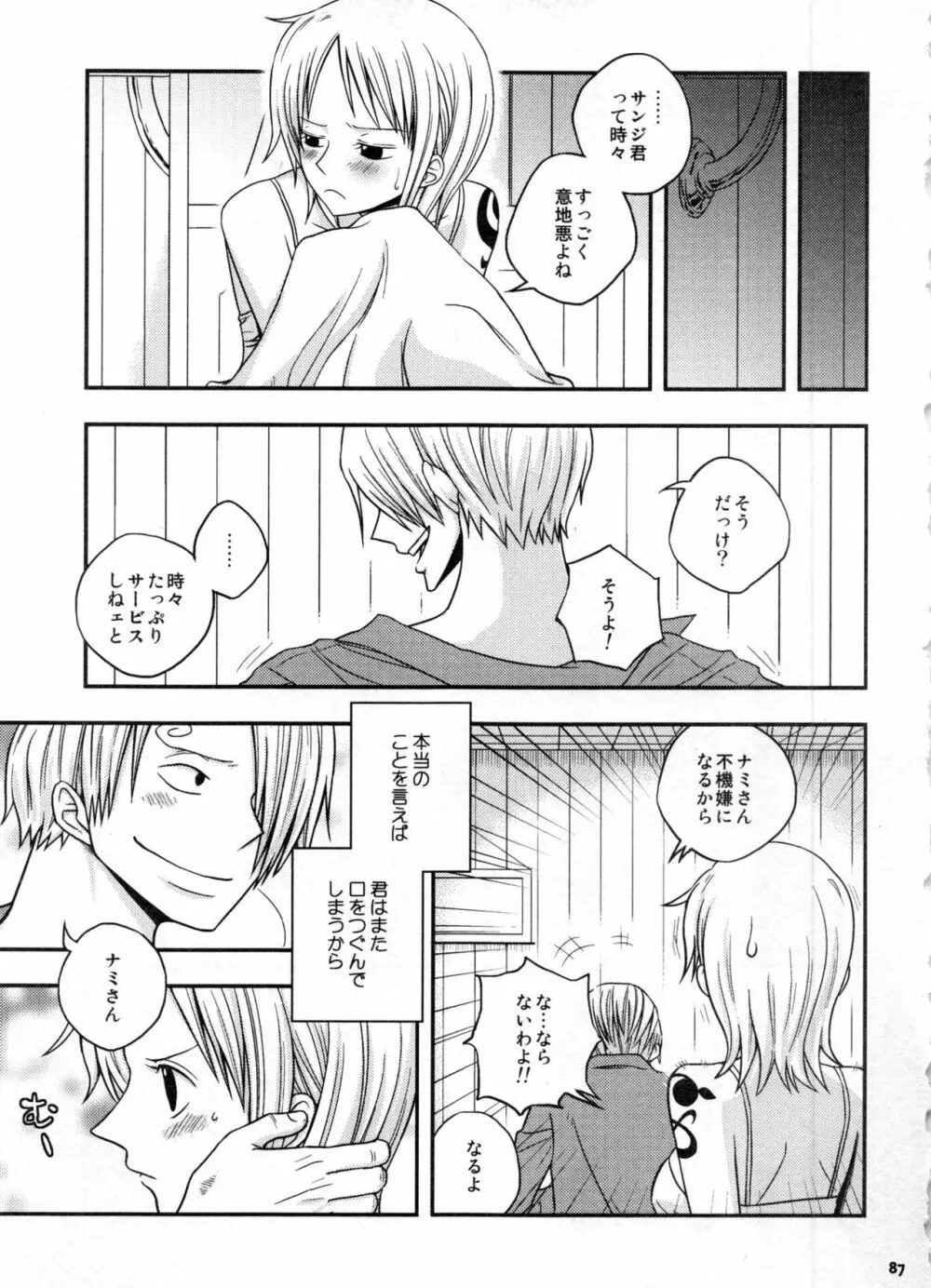 SweetNess 3 サンジ×ナミ再録集 - page90