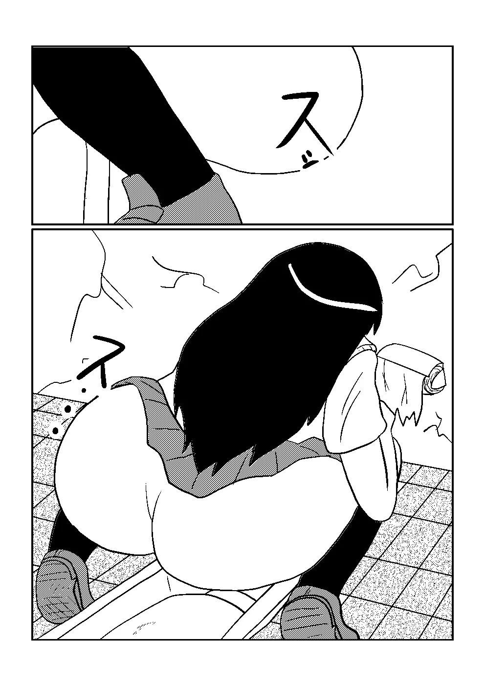 百合でスカ　スカトロ漫画です - page8