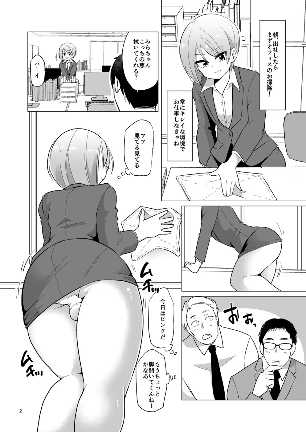 ドスケベ女装OLのお仕事 - page3