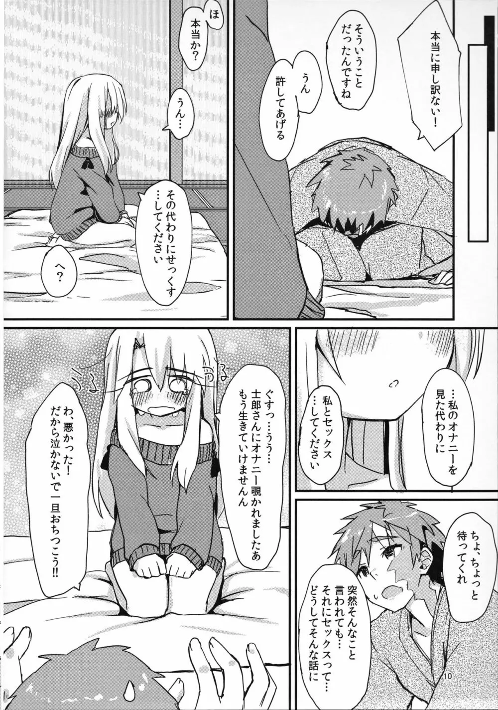 イリヤちゃんのはつじょうき - page9