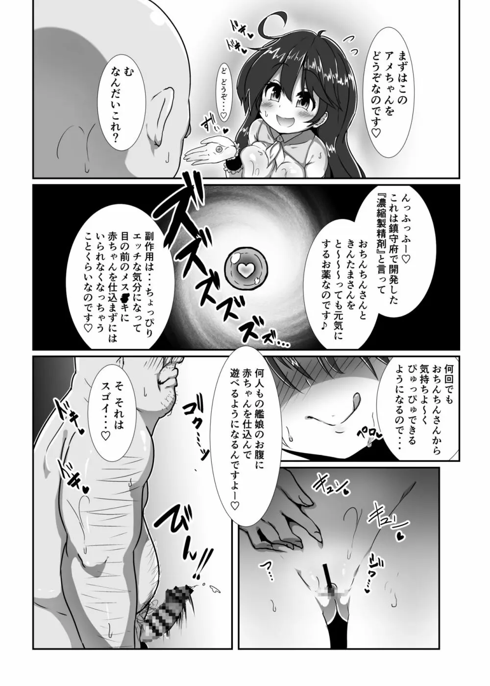 子作り鎮守府～メスガキ艦娘の子宮で楽しくオナホを作って遊ぼう♪～ - page3