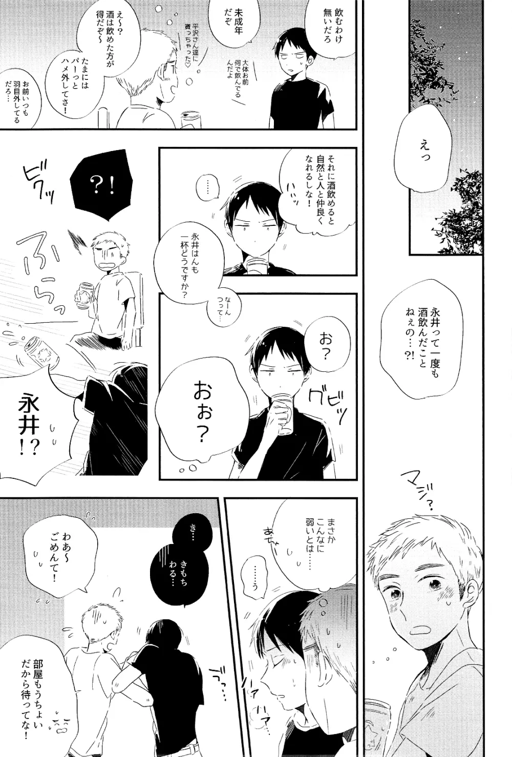 永井が酔っ払いまして。 - page3