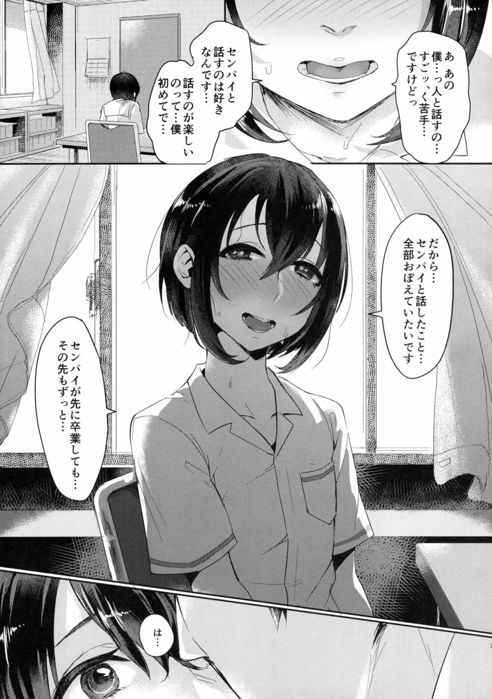 汗で濡れた小説 - page6