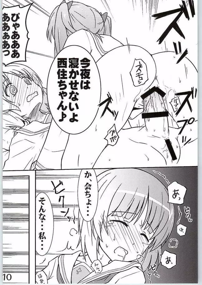 西住ちゃんにちん●んをつっこまれる夢を見たんだ - page7