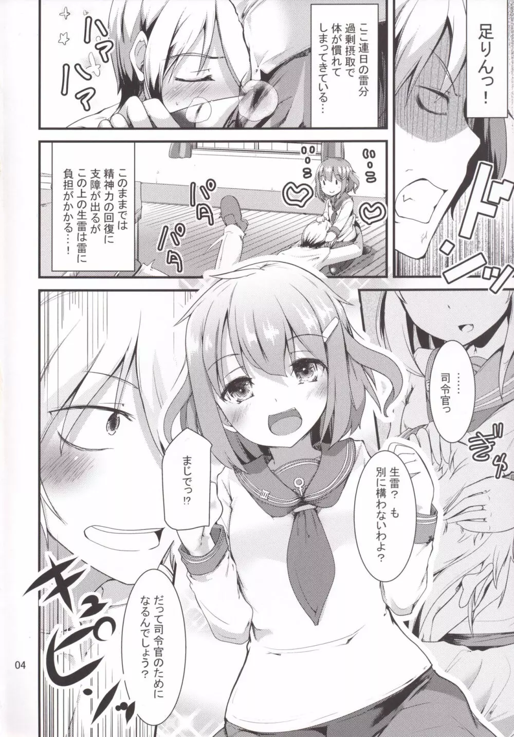 秘書艦の雷ちゃん - page3