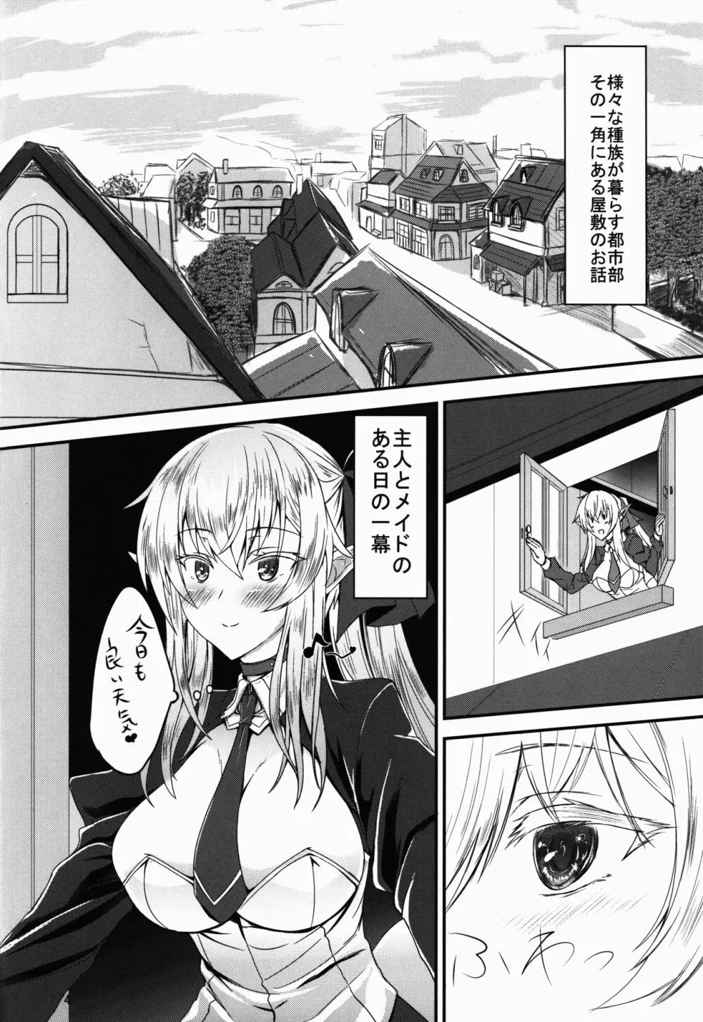 すきすきご主人様 -メイドエルフさんに襲われたい- - page4