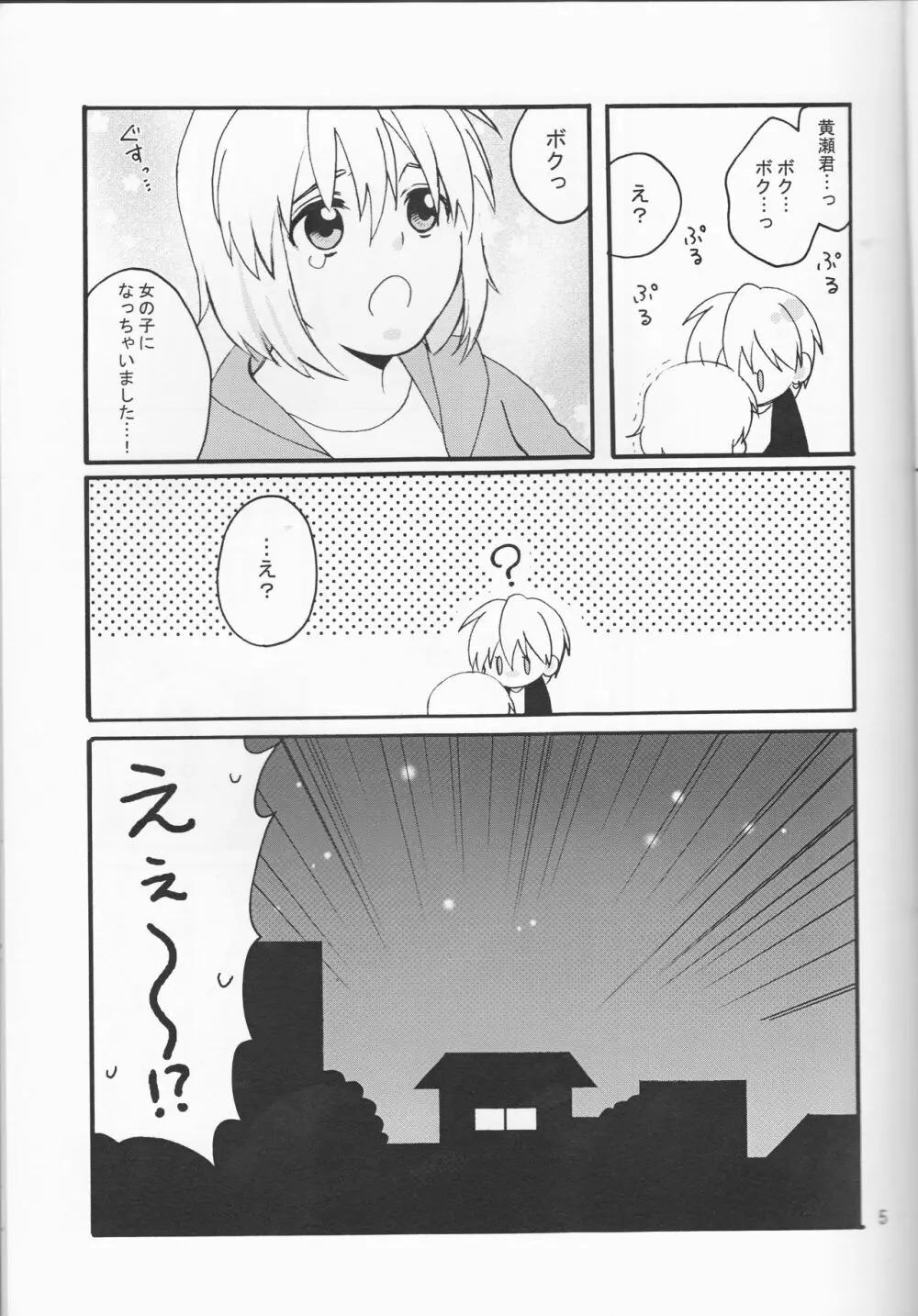 オレの黒子っちが、女の子になっちゃったッス！ - page5