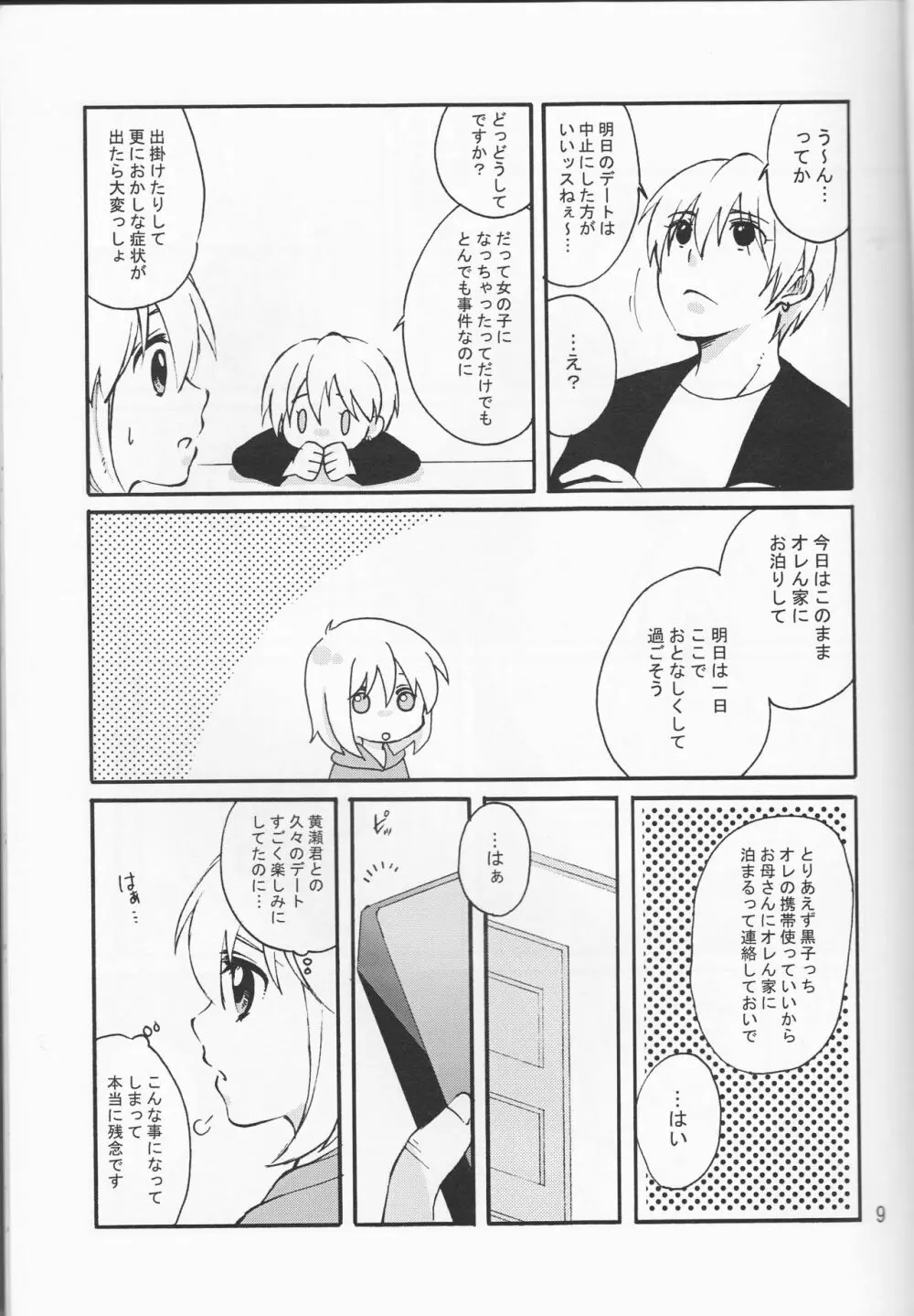 オレの黒子っちが、女の子になっちゃったッス！ - page9