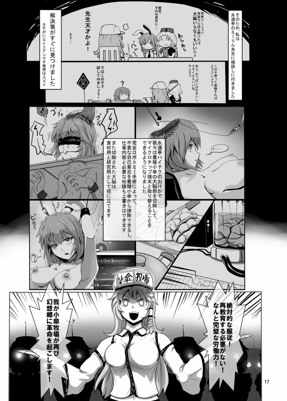 R-18Gな幻想郷のごはん合同誌 - page17