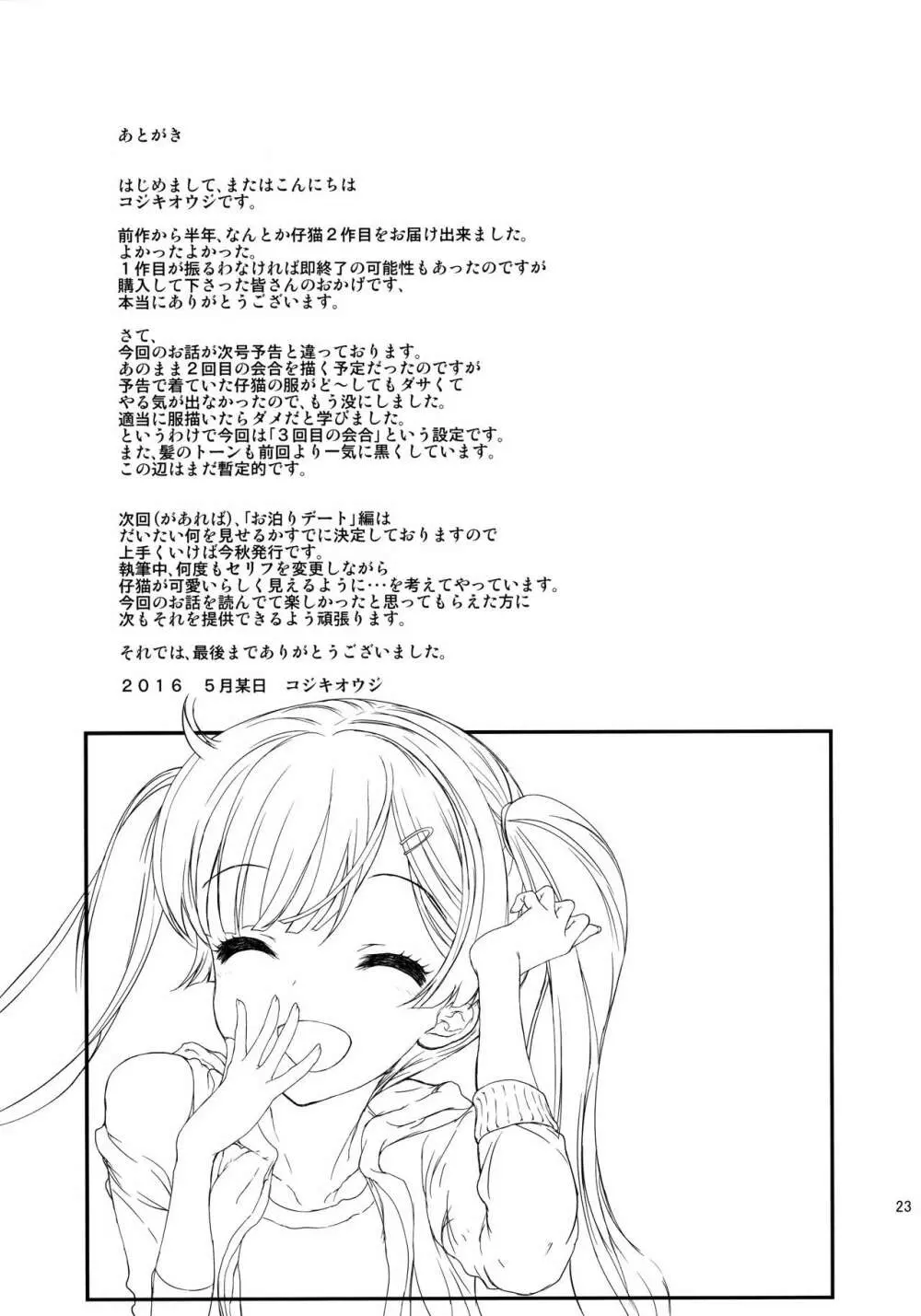 もっと仔猫ちゃんと遊びたい - page22