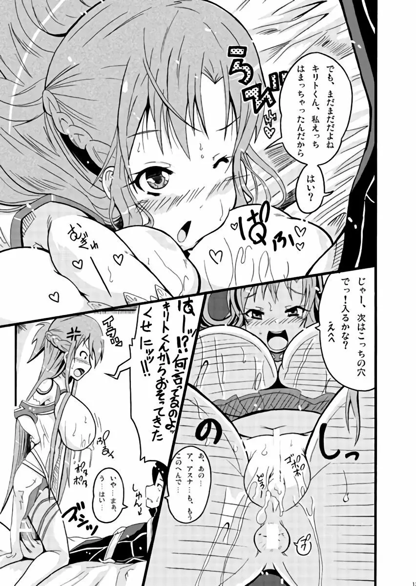 ミルクせーき・おんらいん ~変態スキルとアスナの暴走!?~ - page14