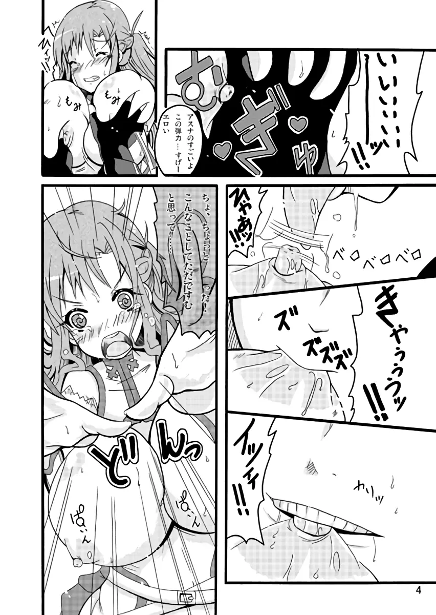 ミルクせーき・おんらいん ~変態スキルとアスナの暴走!?~ - page5