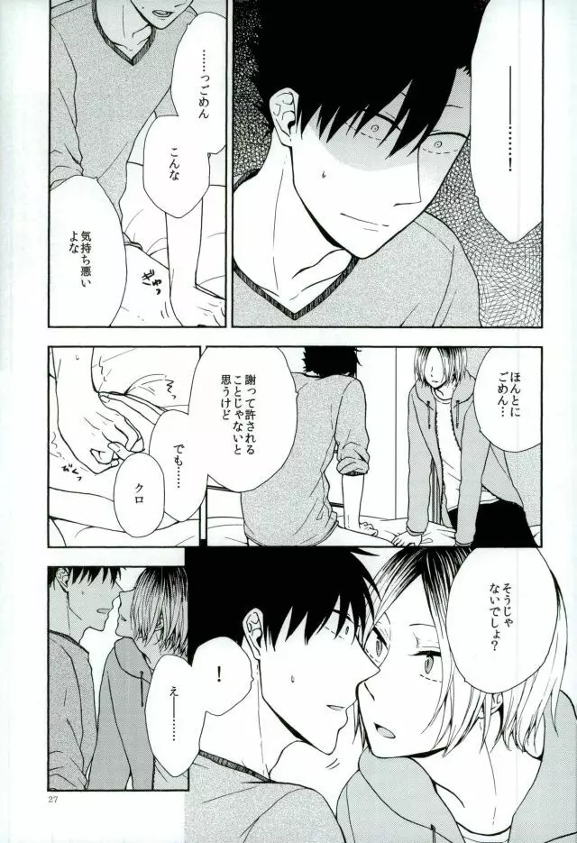 黒尾鉄朗妄想日記 - page25