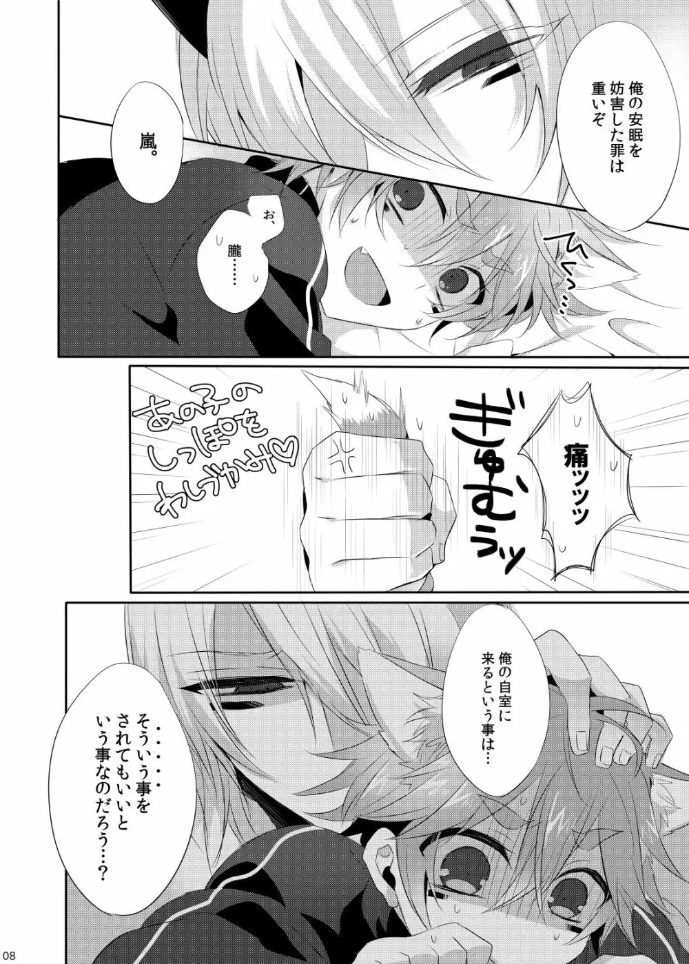 低血圧忍者 ～低血圧な朧くんに朝っぱらからえっちな事をされる嵐くんの本～ - page7