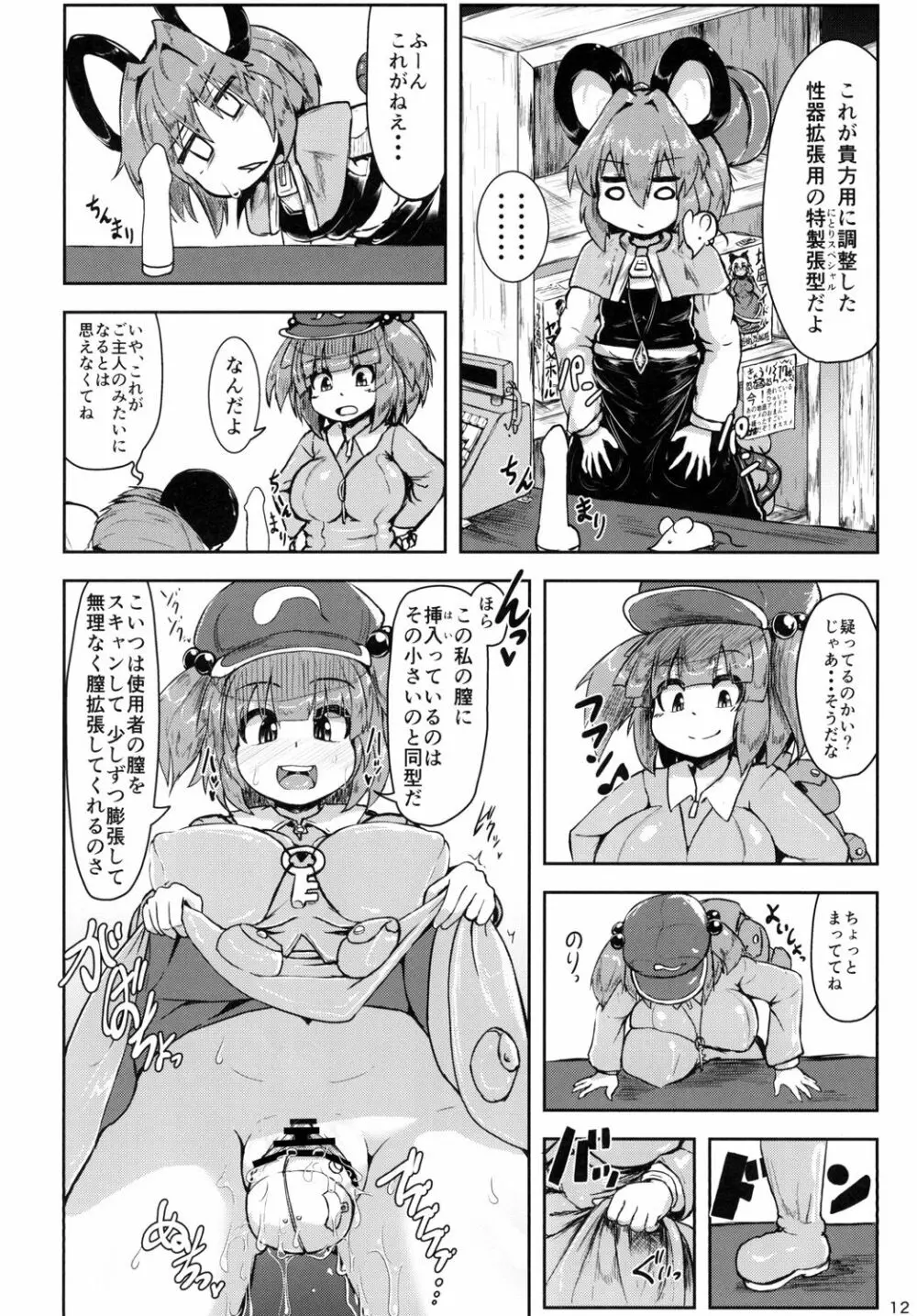 ナズーリンがごしゅじんの為に秘密の特訓をする話 - page11