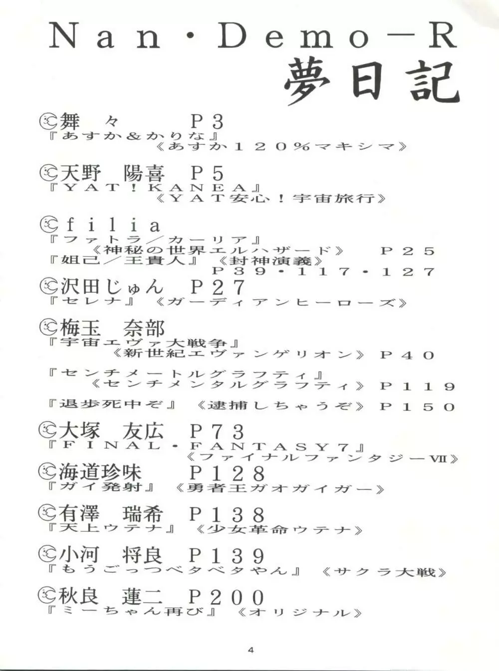 NanDemo-R 夢日記 - page4