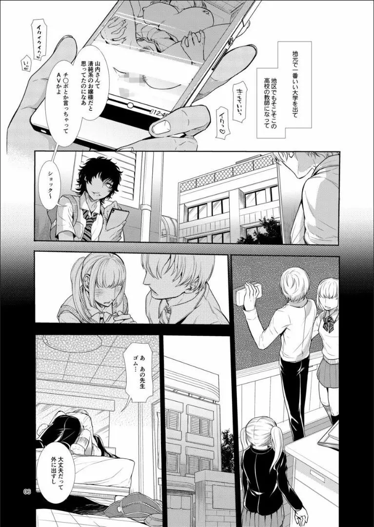 メス男子〇生❤脅迫からの逆レ〇プ - page5