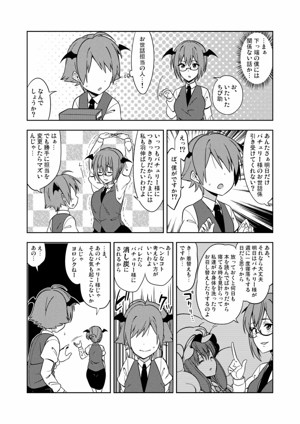 お身体に触りますよパチュリー様 - page3