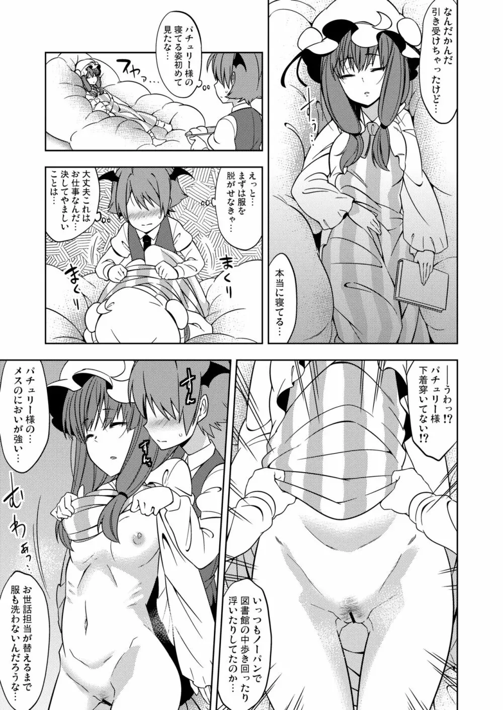 お身体に触りますよパチュリー様 - page4