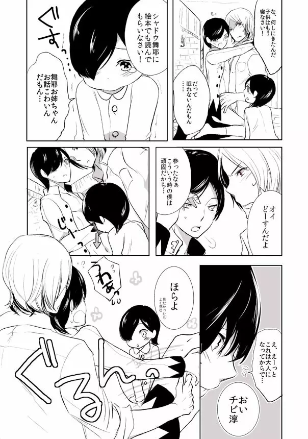 シャドウ33 - ♡影達淳＋子淳♡カラコルでこんなことがあったらけしからん漫画 - page3