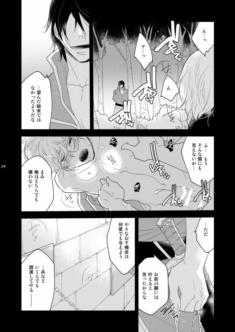 虜囚ノ王子1.5話 お仕置き編2WAY/BLACK - page24