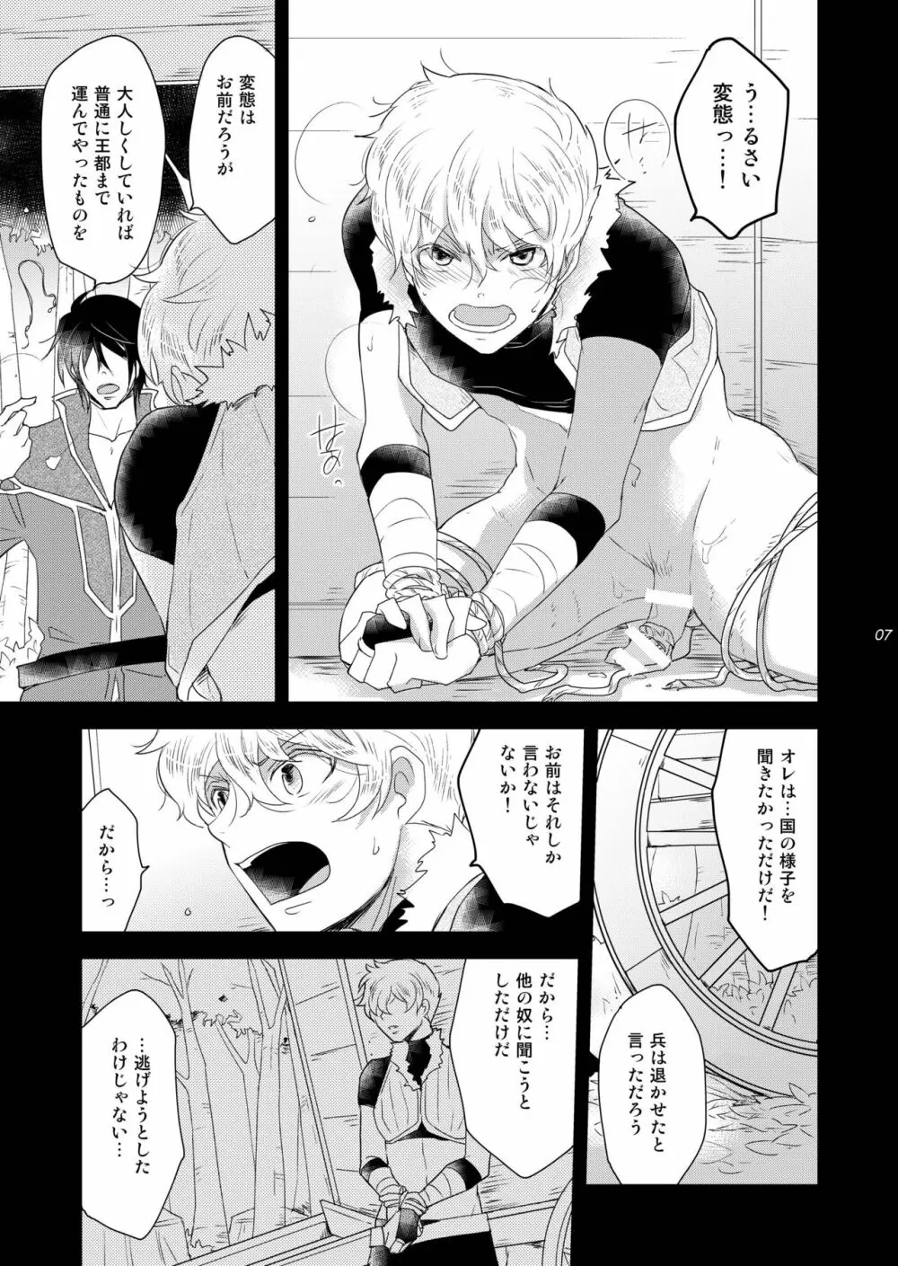 虜囚ノ王子1.5話 お仕置き編2WAY/BLACK - page7