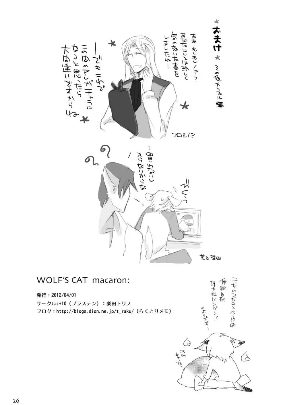 WOLF'S CAT Macaron: - page26