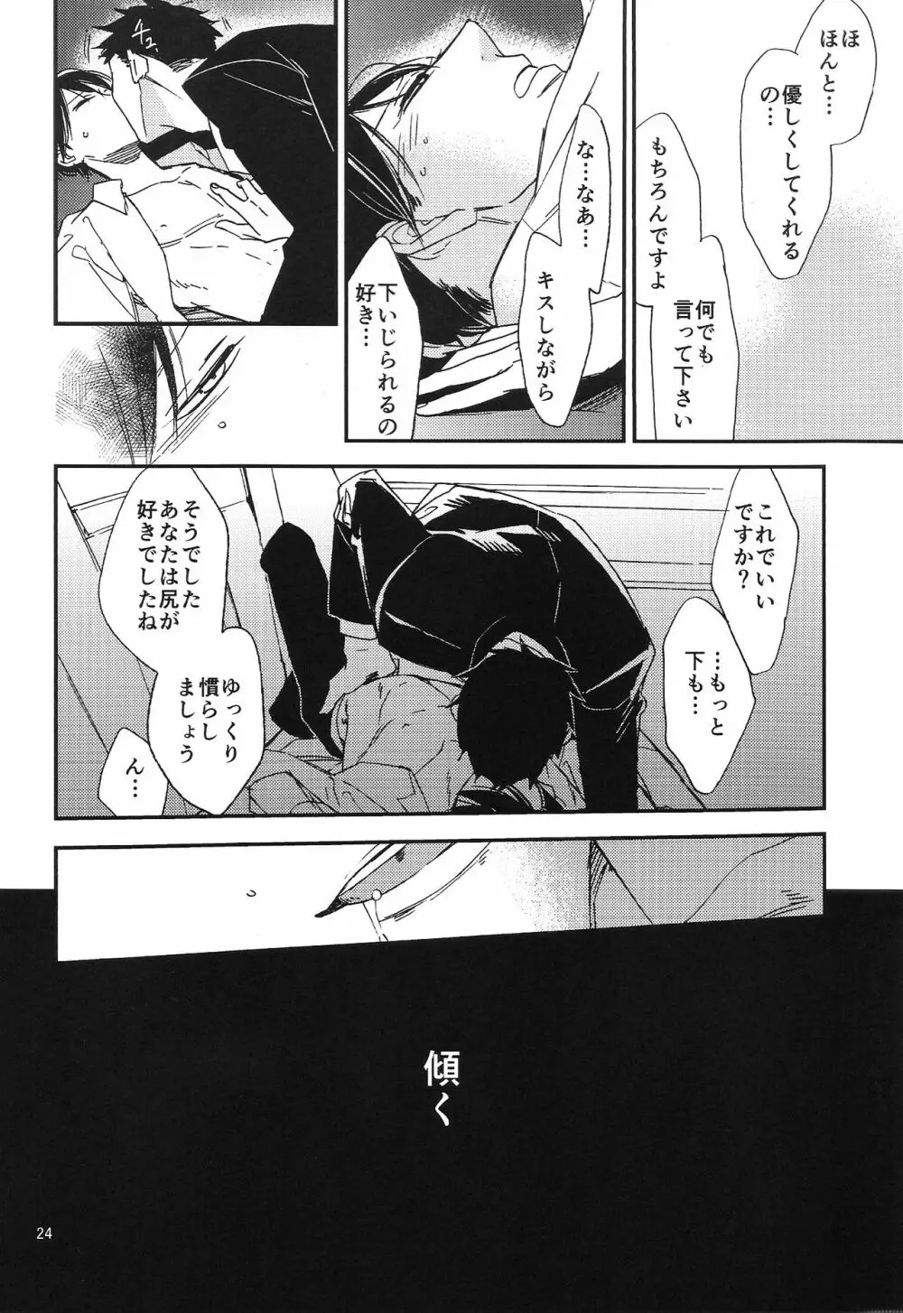 傾くからだ - page24