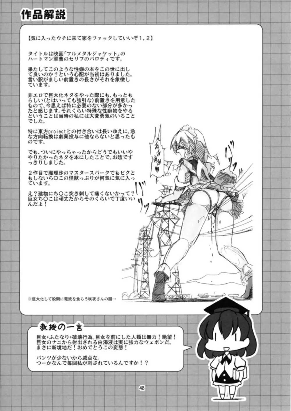 射命丸教授の比率的愛情 - page48