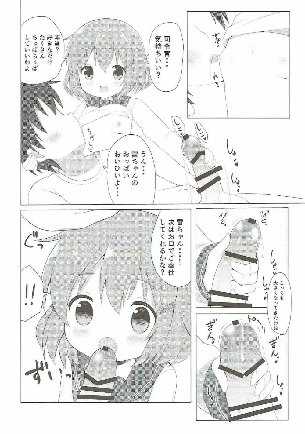 雷ちゃんとらぶらぶ新婚性活 - page7