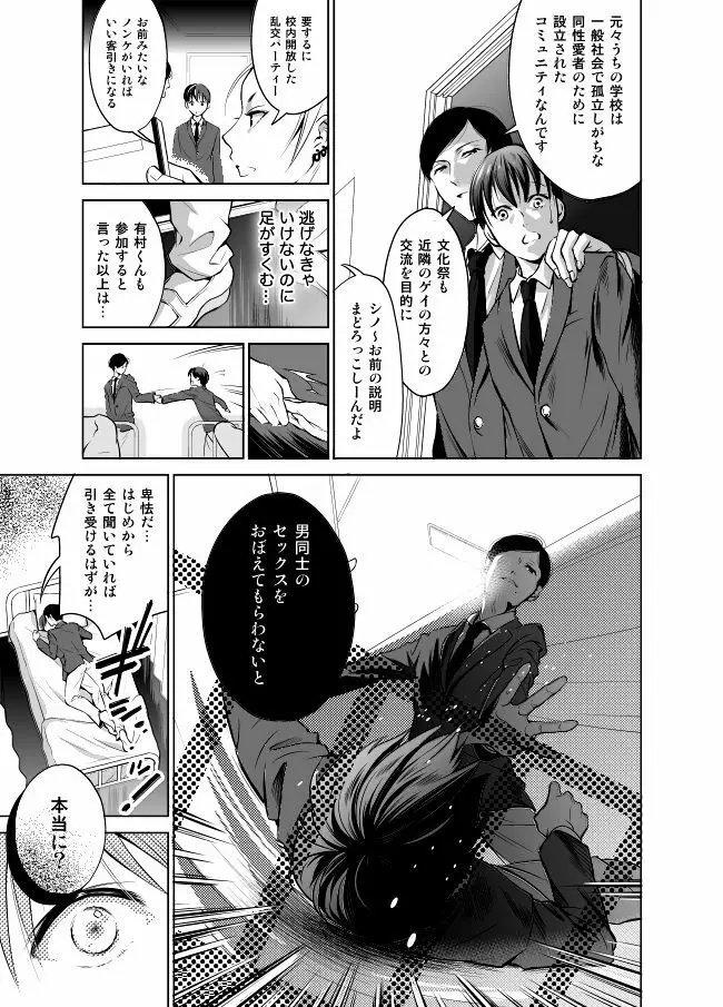 ノンケだけどホモにせまられたらビッチにならざるを得なかった! - page9