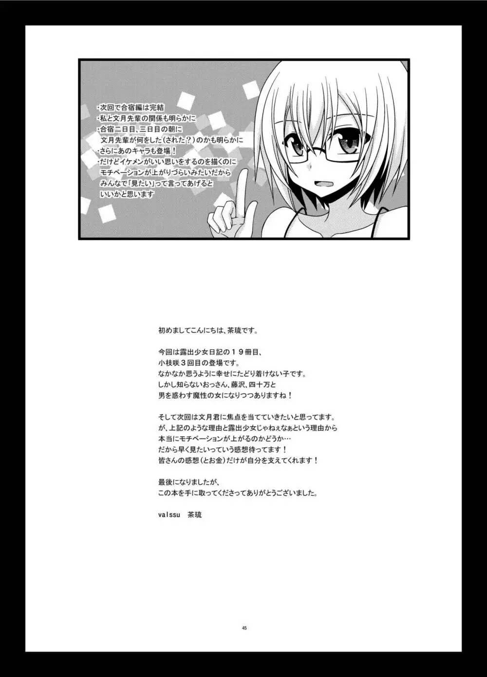 露出少女日記19冊目 - page45