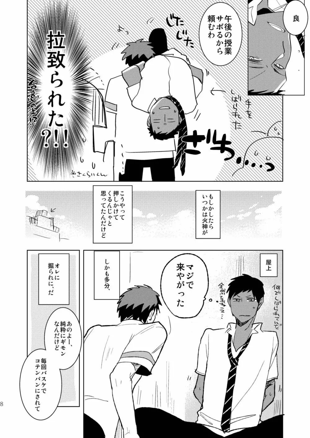 火神くんのえろほん9 イッパツヤらせてくれ! - page7