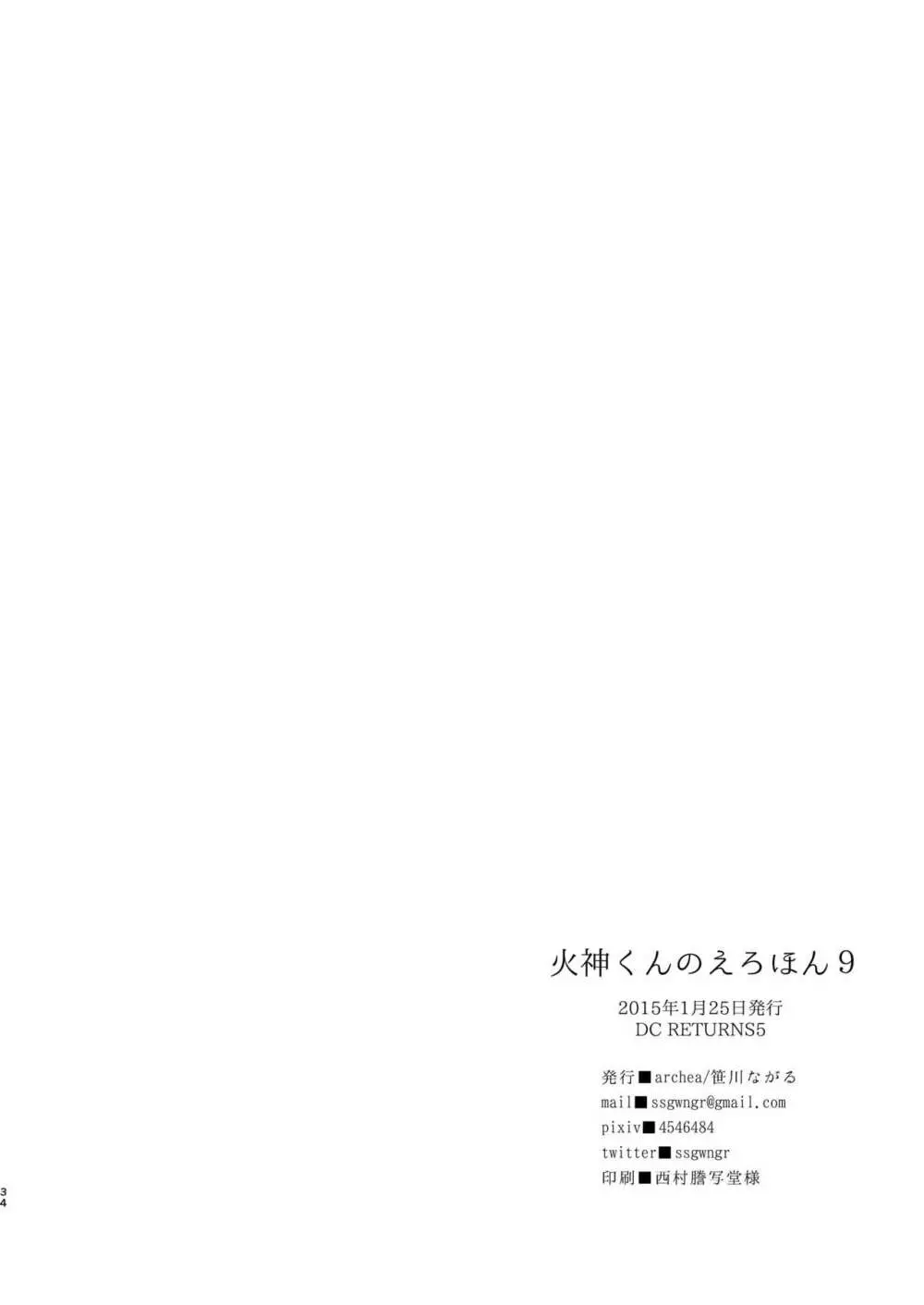 火神くんのえろほん9 ふたりの王とケツ抱きイケメン編 - page32