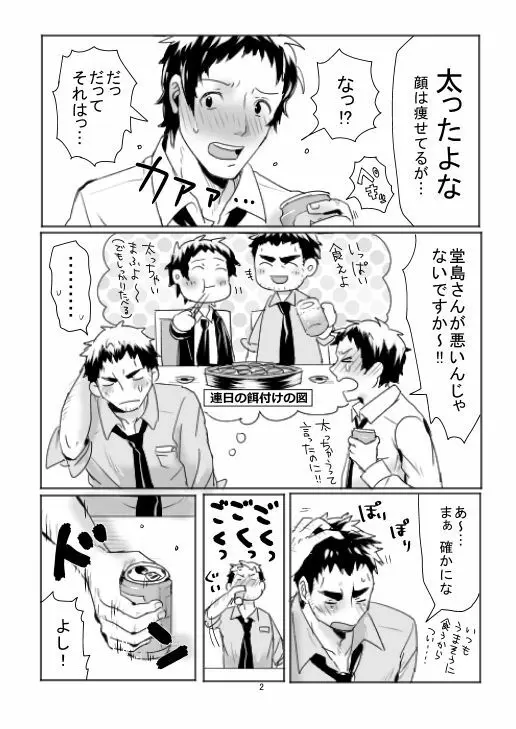 堂足エロ漫画11P - page2