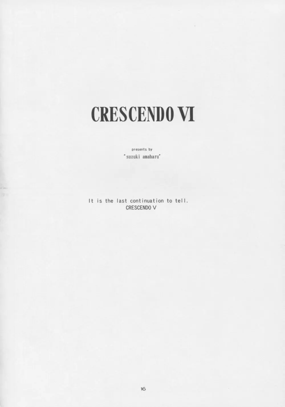 CRESCENDO VI - page15