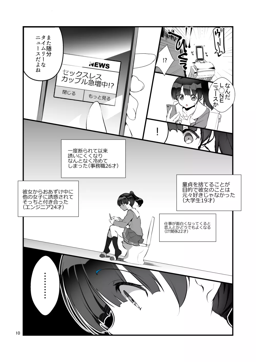 フツカノはヲタカレのメガネをとる。2 - page10