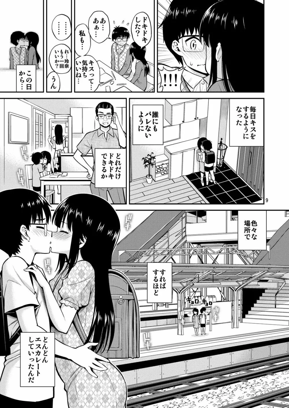 妹と家キス - page9