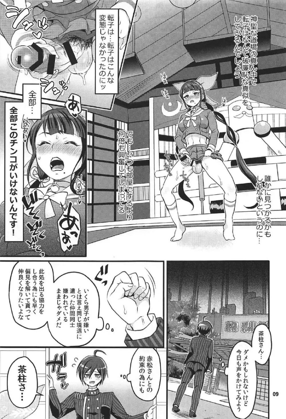 転子はチ○コが生えても男死のア○ルなんかに絶対負けません! - page8