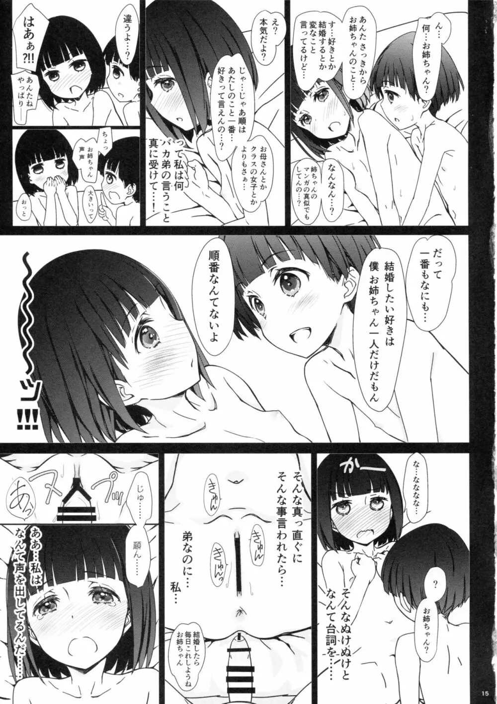 お姉ちゃんと僕と - page14