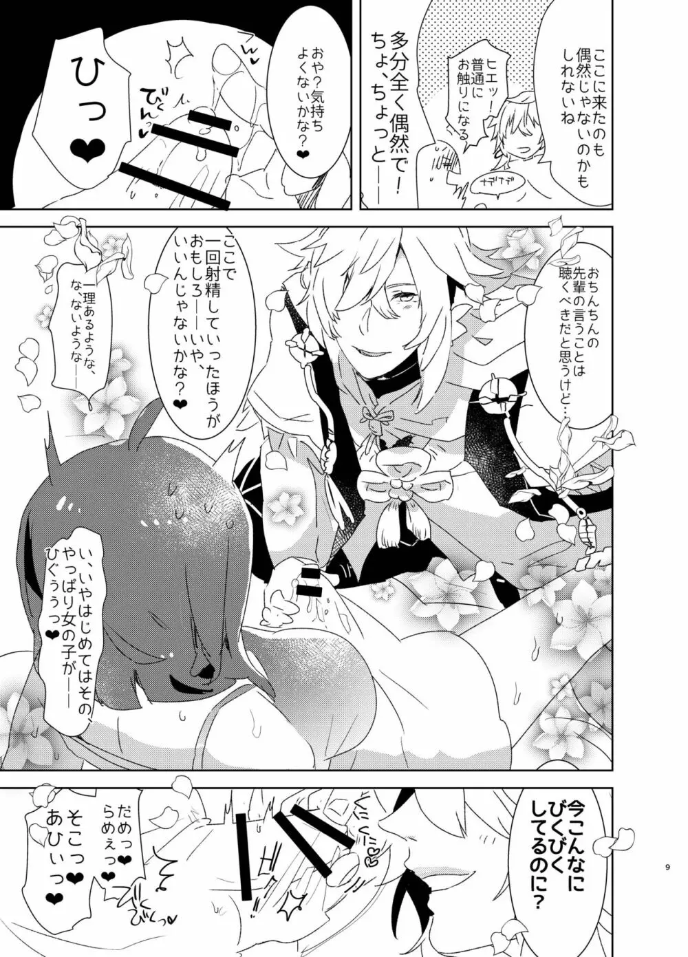 童貞ふたなりマスターぐだ子vsアナル処女夢魔マーリン - page8