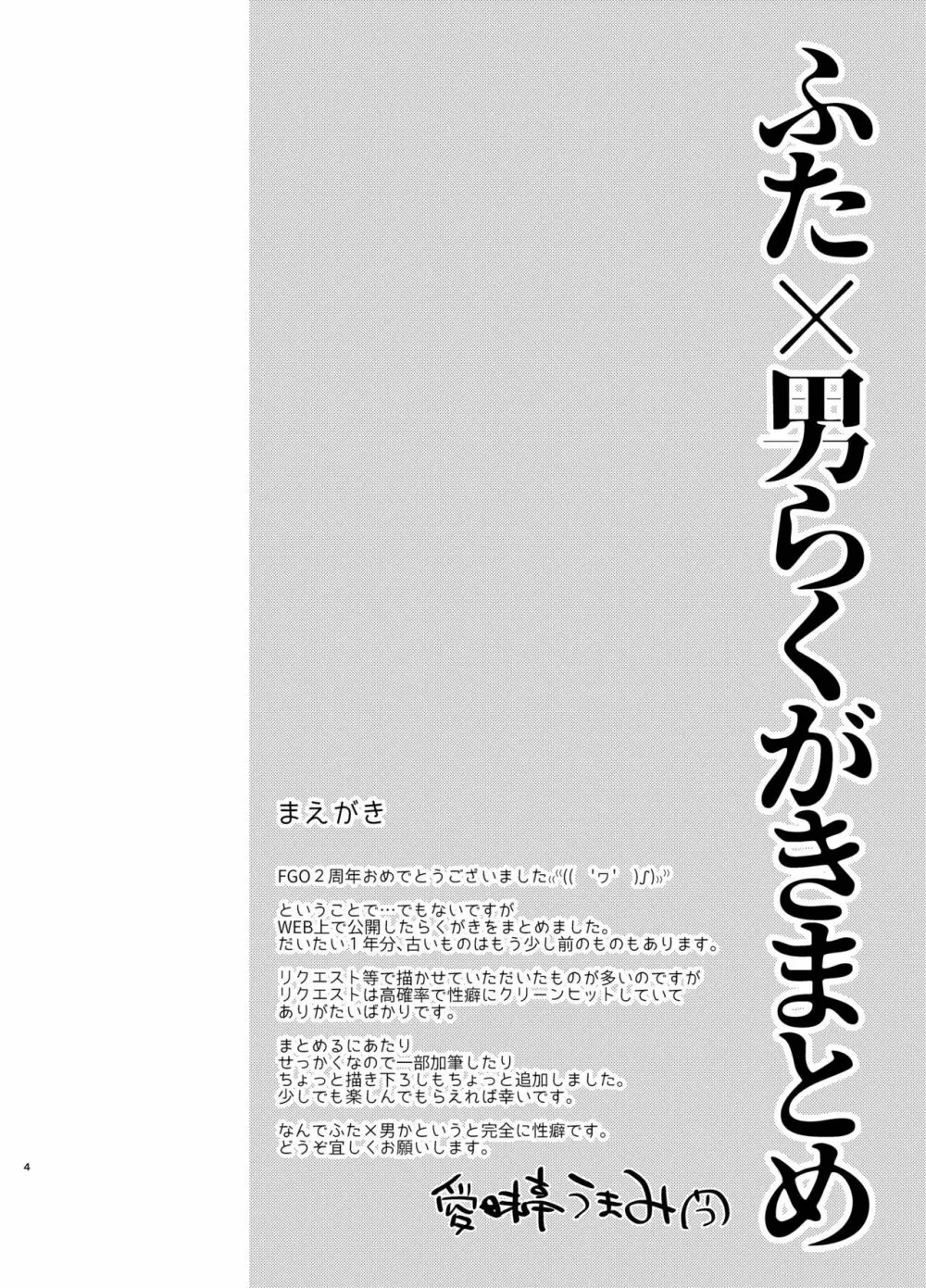 ふた×男らくがきまとめ1 Fate編 - page4