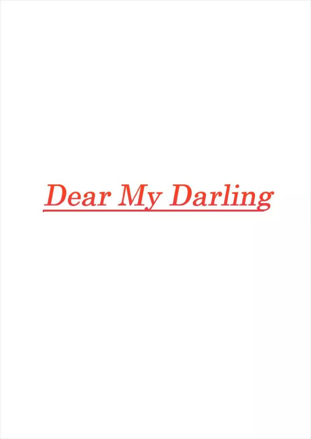 Dear My Darling - page2