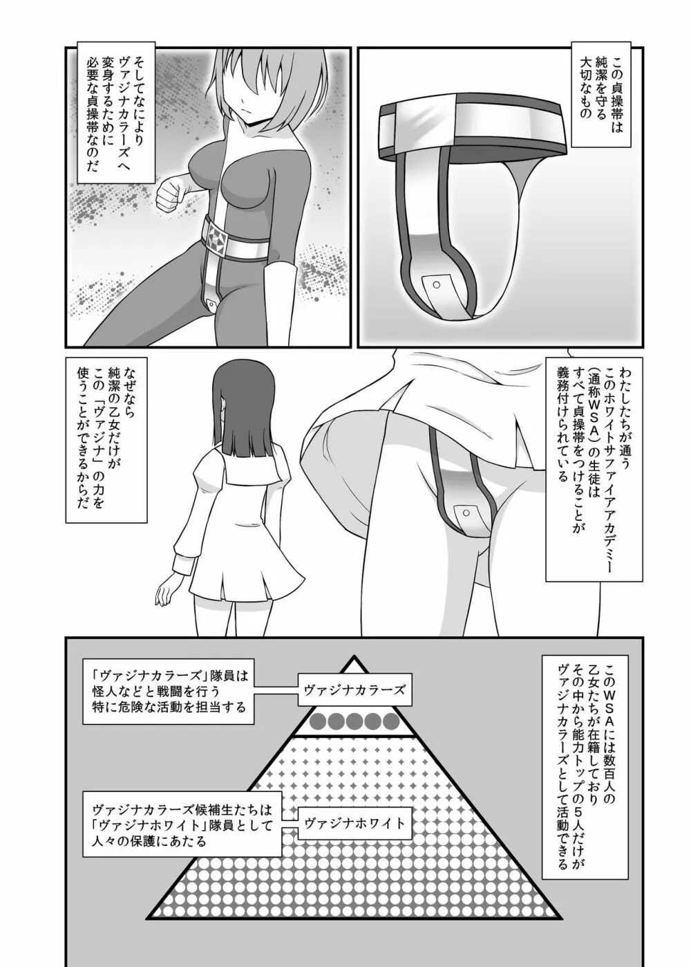 貞操戦隊ヴァジナカラーズ 第一話 - page10